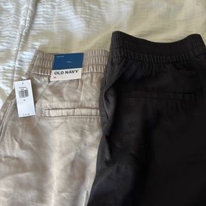 Old Navy High Rise Jogger Pants- Set of 2!